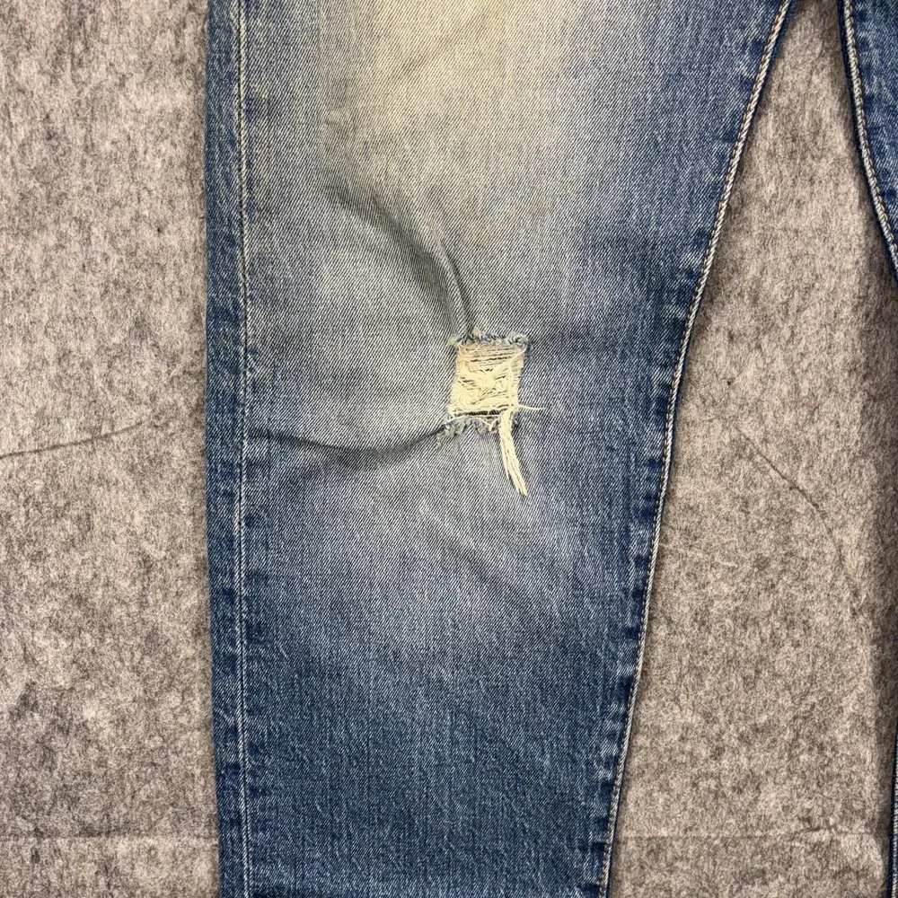 Levi's Premium 501 '93 Jeans Men's 30 x 32 Blue Distressed Button Fly Straight